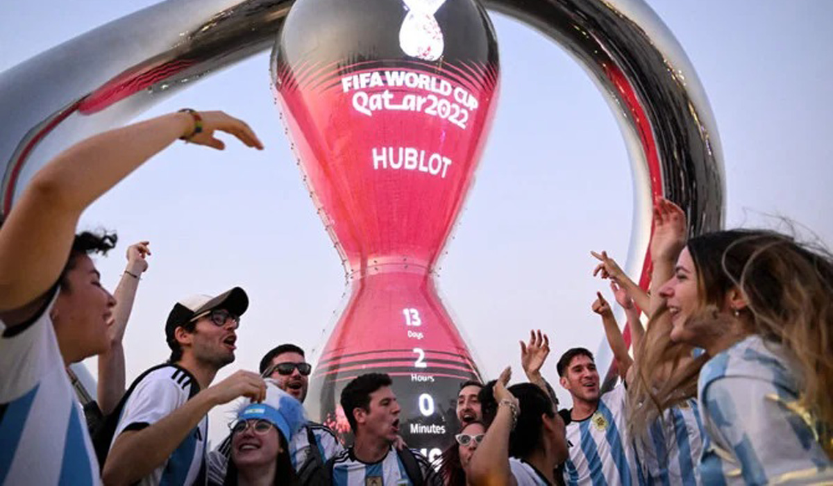 Argentina football fans